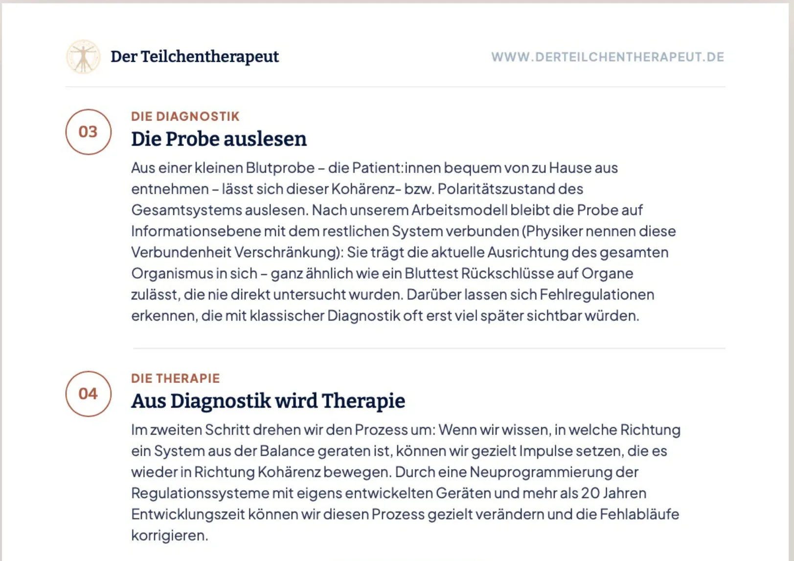 Übersicht Seite 2: Die Probe auslesen und wie aus der Diagnostik eine gezielte Therapie wird.